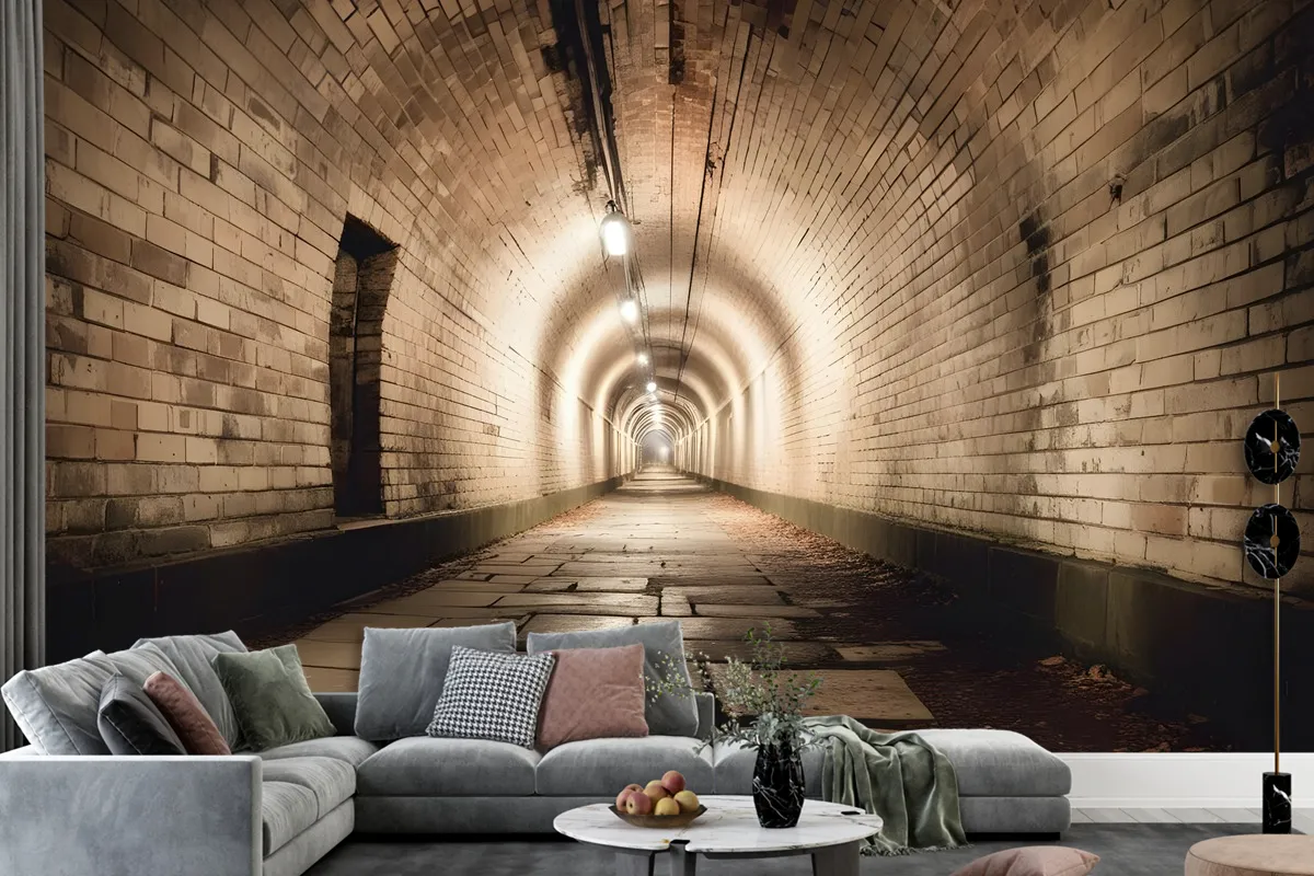 Fototapete Tunnel Im 3DLook