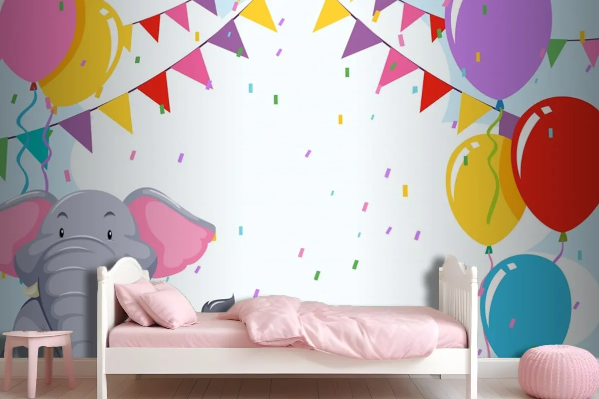 Fototapete Elefant Zum Geburtstag