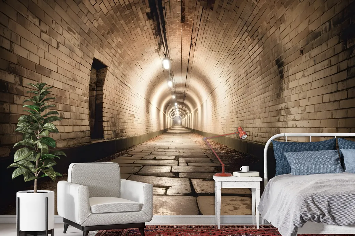 Fototapete Tunnel Im 3DLook