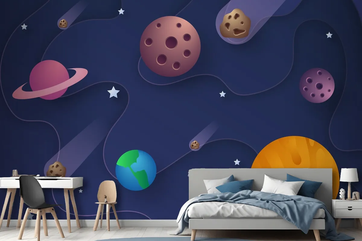 PapierStil Galaxy Space Boys Tapete