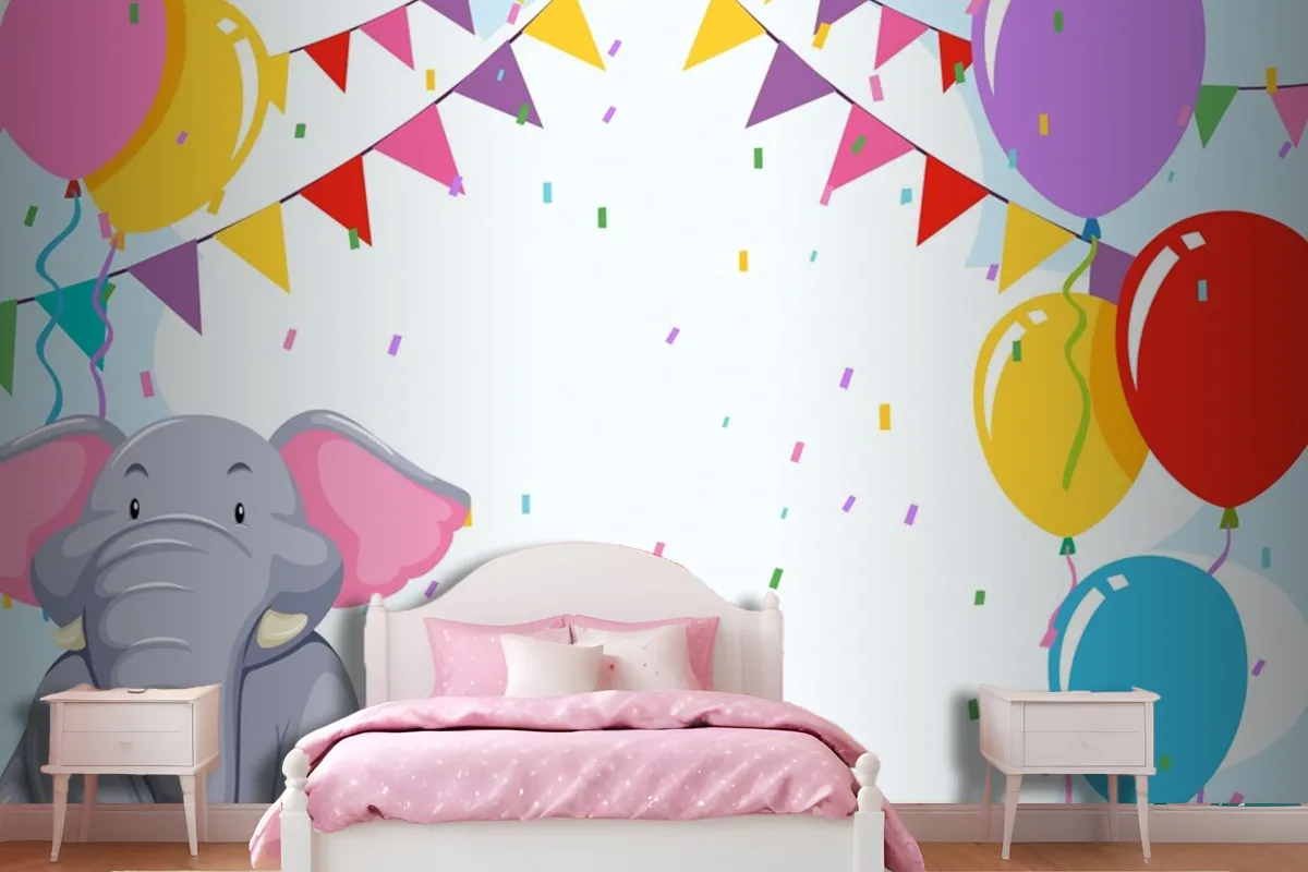 Fototapete Elefant Zum Geburtstag