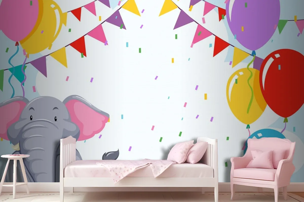 Fototapete Elefant Zum Geburtstag