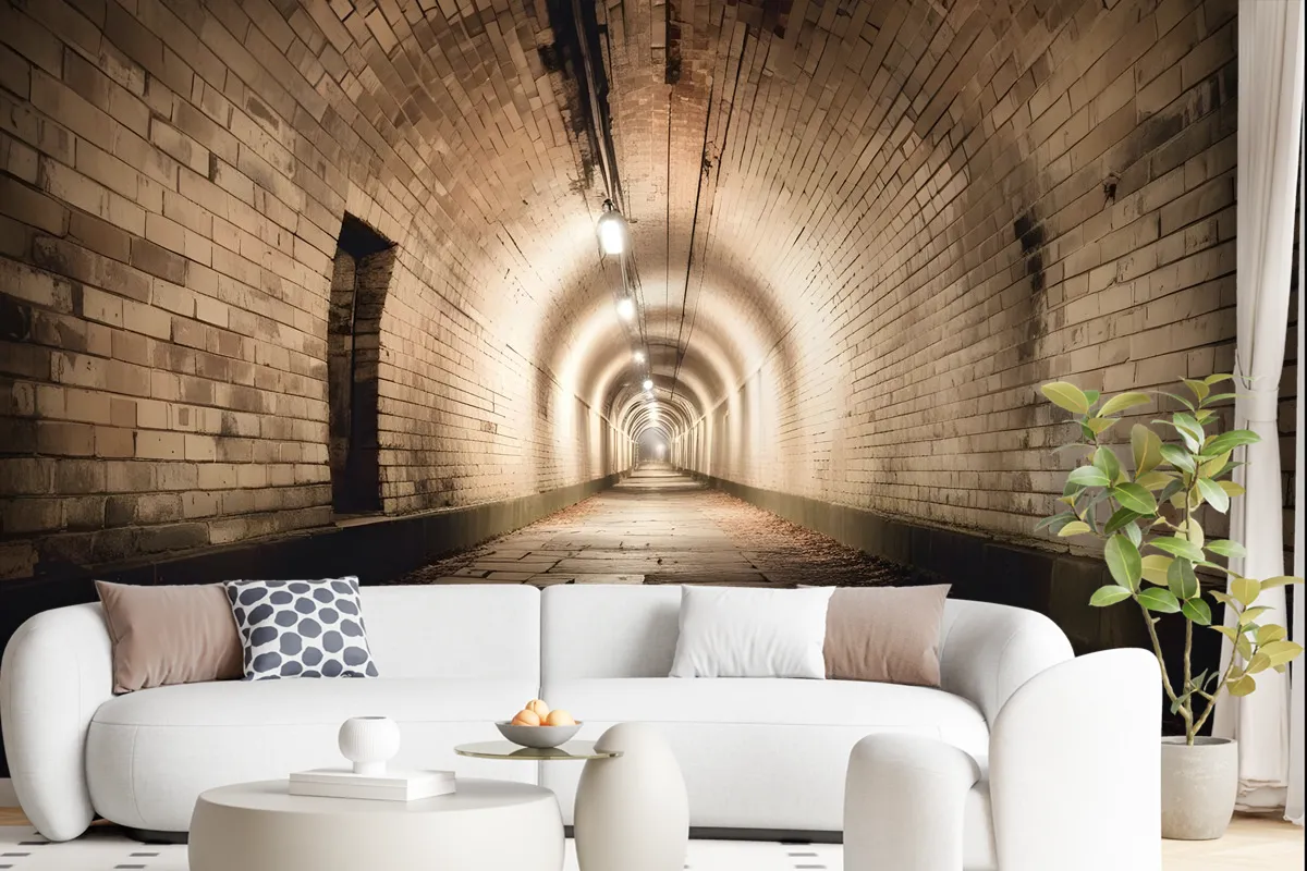 Fototapete Tunnel Im 3DLook